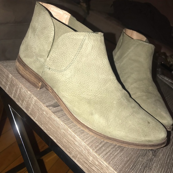 Green suede loafers - Picture 2 of 3